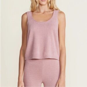 Barefoot Dreams NWT Set Sleeveless Knit Top and bottom!